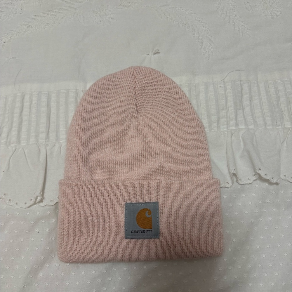 Carhartt Light Pink Knit Beanie